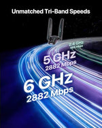 BrosTrend long range gaming network adapter highlighting the adjustable external antenna design.