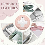 Spmktqk toddler feeding plate on highchair tray