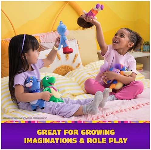 Dora the Explorer Boots plush doll bright colors and embroidered details