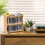 Lyellfe vertical open frame media shelf close up detail