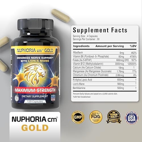 Nuphoria Cm Gold supplement facts and ingredients