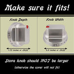 Driddle stove knob guard child proof lock installed