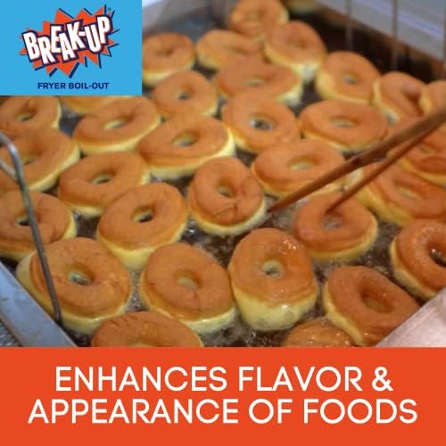 Case of 36 Diversey Break-Up professional fryer boil out liquid pouches
