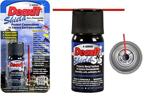 DeoxIT Shield S-Series 40 gram mini-spray container for severe environment electrical protection