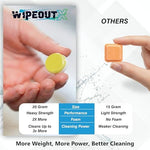 Lemon scented foaming kitchen drain cleaner tablets