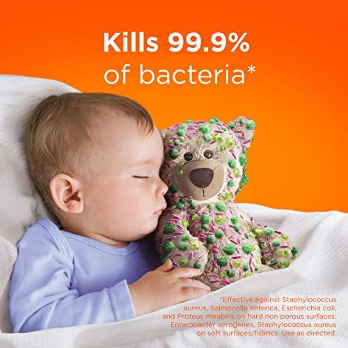 Tide original scent fabric sanitizer spray label details and instructions
