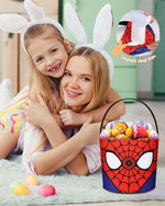 Side angle view of the JMHACHY soft felt kids basket highlighting the premium stitched details
