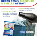 Eco Living Solutions 2 pack dehumidifier bags for closet humidity control