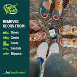 Vapor Fresh shoe spray for boots and cleats powerful odor defense