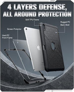 MoKo premium protective tablet accessory opened up to demonstrate the integrated stylus pencil holder slot