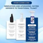 Safe plant based kitchen cleaner spray for glass cooktops