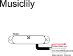 Musiclily Artec LSA70 single coil pickup side profile