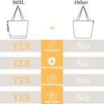 NGIL multi-purpose canvas tote bag interior space