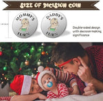 Vichona parent flip token displaying the reverse side with Daddy's Turn baby graphic.