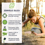 Vegan non GMO Mineralife Zemvelo ionic silica fluid supplement for anti aging wellness.