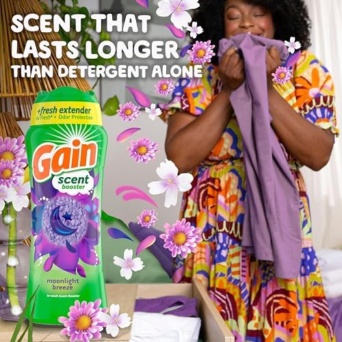 Gain Fireworks Moonlight Breeze scent extender beads product packaging
