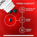 Feosol ferrous sulfate sixty-five milligrams one hundred and twenty tablets nutritional facts label