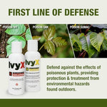 CoreTex Ivy X Pre-Contact Barrier Solution eight ounce bottle for outdoor rash prevention.