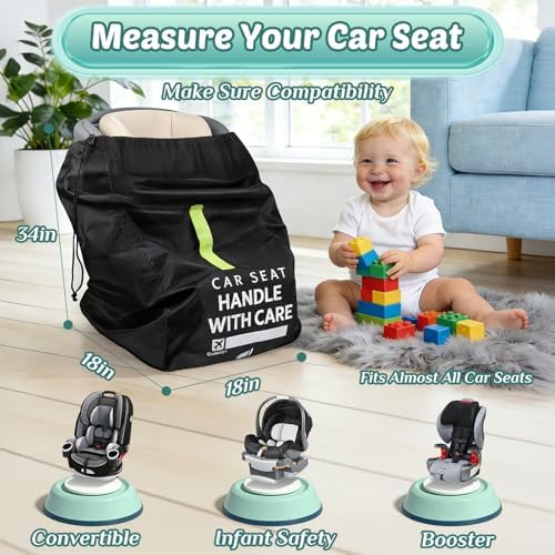 Guiseapue car seat bag with drawstring closure