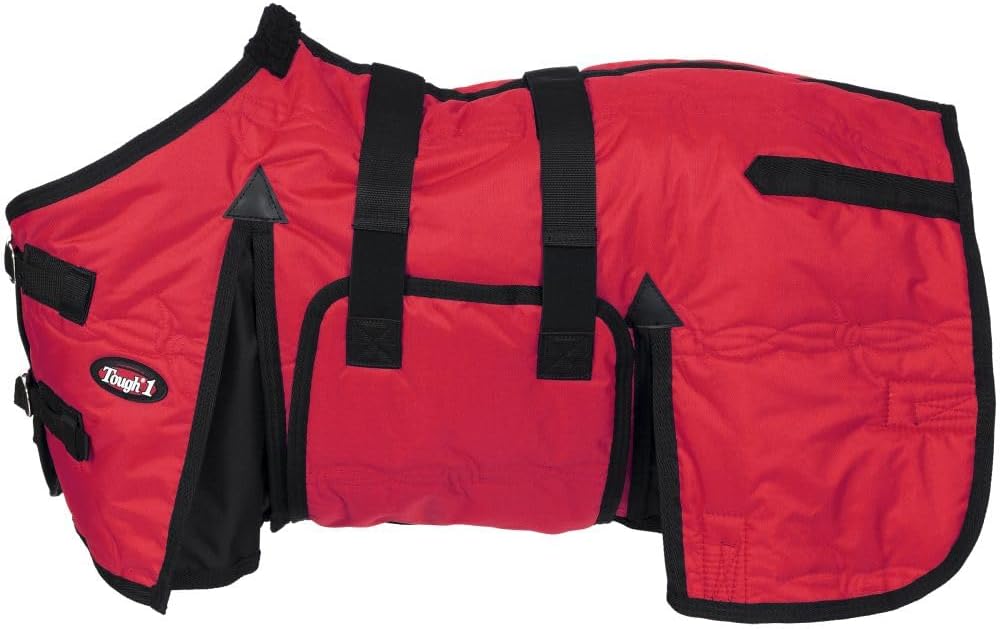 Premium 600 denier ripstop mini horse blanket belly wrap configuration
