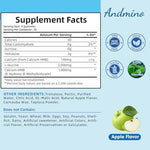 Andmino HMB and L-Leucine Gummies bottle label details