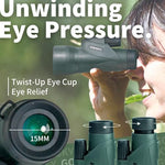 Gosky 12x55 HD Monocular Telescope with BAK4 Prism & FMC Lens, Lightweight with Smartphone Adapter - For Bird Watching, Hunting, Hiking, Traveling - Image 3