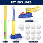 Adjustable height feature of Bennol kids baseball sports toy