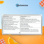 Bactimicina maximum strength orange lozenges 18 count pack for throat irritation