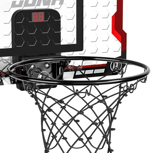 Set of four mini basketballs and pump included with Temi hoop