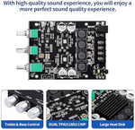Arrarown 200W HiFi stereo amplifier board side profile highlighting the compact protective plate casing