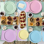 Oigco Pastel Paper Napkins And Plates For Baby Shower