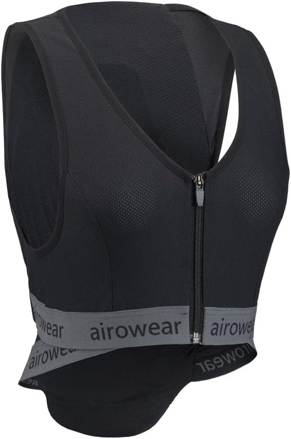 Airowear Junior Shadow Body Protector M Tall Black front view
