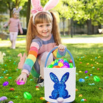 Durable cotton holiday treat carrier with comfortable top handle for children