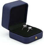 Portable square ring storage box overhead
