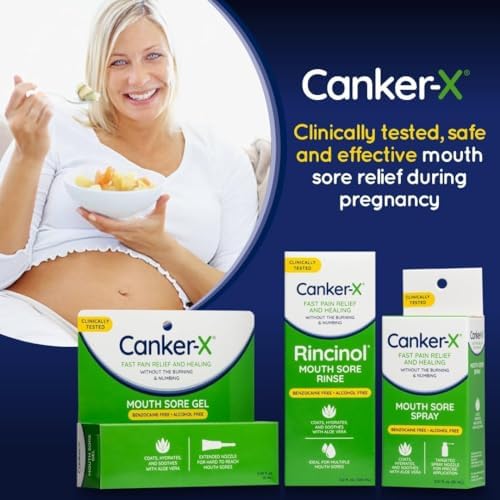Close-up of the Canker-X extended nozzle applicator designed for precise placement on cheek bites.