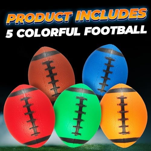 Assorted multi color small sports balls designed with textured grip for kids indoor play.