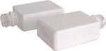 Begiket white coated glass bottle showing anti rolling square shape