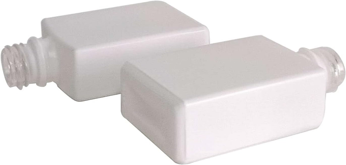 Begiket white coated glass bottle showing anti rolling square shape