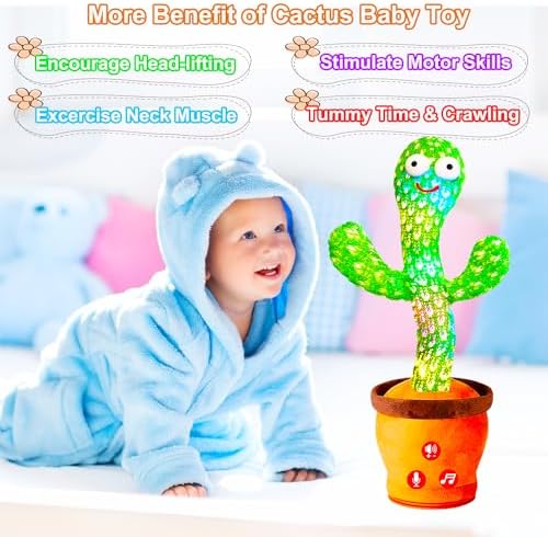 FXI cactus toy dancing and wiggling during interactive play