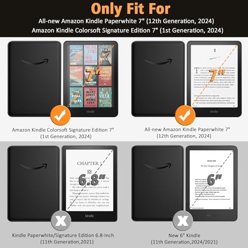 Kindle Paperwhite 12th Generation with matte screen protector applied