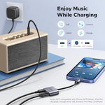 UGREEN USB C to 3.5mm Headphone and Charger Adapter 2 in 1 Type C to Aux Audio Jack with PD 3.0 60W Fast Charging Dongle Compatible with S25 Ultra iPad Pro Switch 2 - Image 4