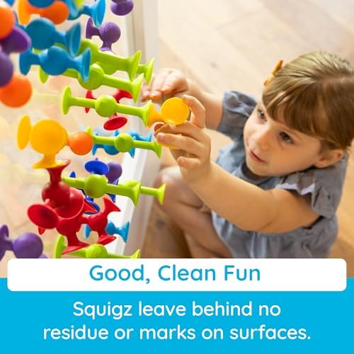 Fat Brain Toys Squigz, Multi Color (24 Pieces) - Image 6
