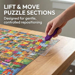 Ceaco Puzzle Scoop lifting completed jigsaw puzzle pieces smoothly
