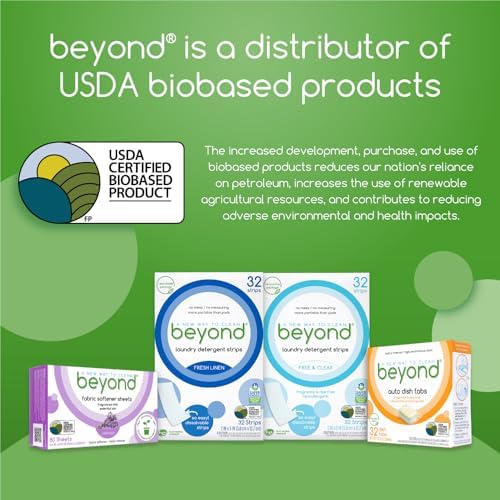 Beyond natural non woven fabric softener sheets close up texture detail