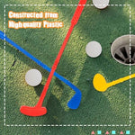 Toddler holding plastic golf club with anti-slip grip