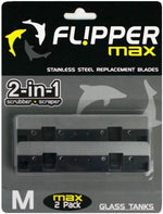 Ultra-low profile metal scraper blades for stubborn algae removal.