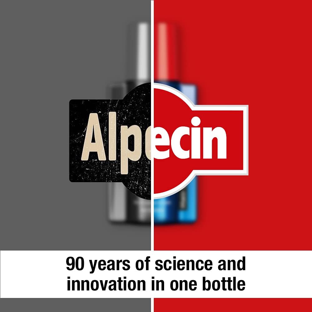 Alpecin caffeine liquid hair energizer angled profile view