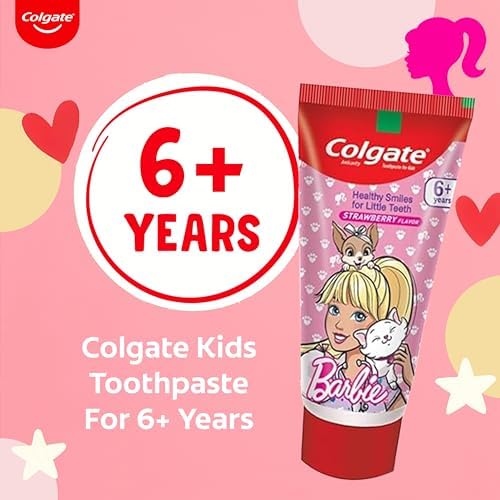Colgate Kids Barbie Red Toothpaste - 80 g - Image 8