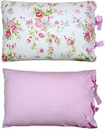 FADFAY vintage country style Bulgaria rose pillowcases set of two