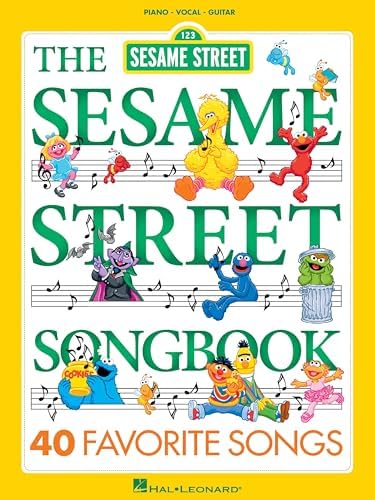 Sesame Street - Piano Vocal Guitar Songbook | Children's TV Theme Sheet Music Collection | Classic Songs for Beginners and Families | Easy Piano Music Book with Lyrics and Guitar Chords - Image 2